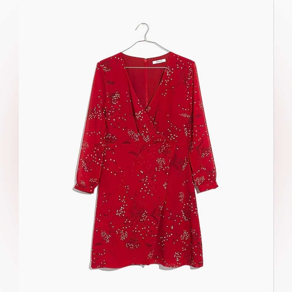 Madewell Hazelwood Wrap-front Mini Dress